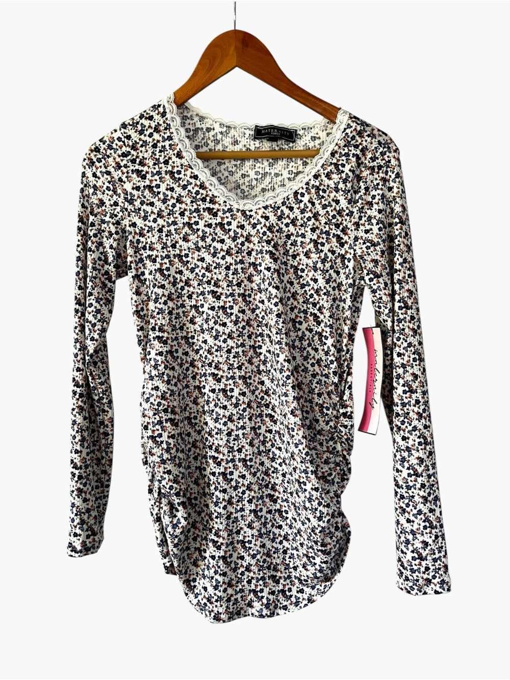 NWT Maternity Vibes essentials long sleeve top